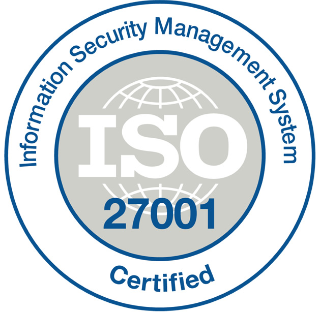 ISO 27001 certified